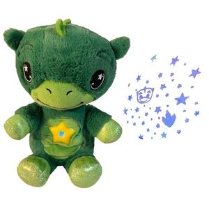 Star Belly Ontel Dream Lites Green Dragon  Plush Toy Lights up Star Projector